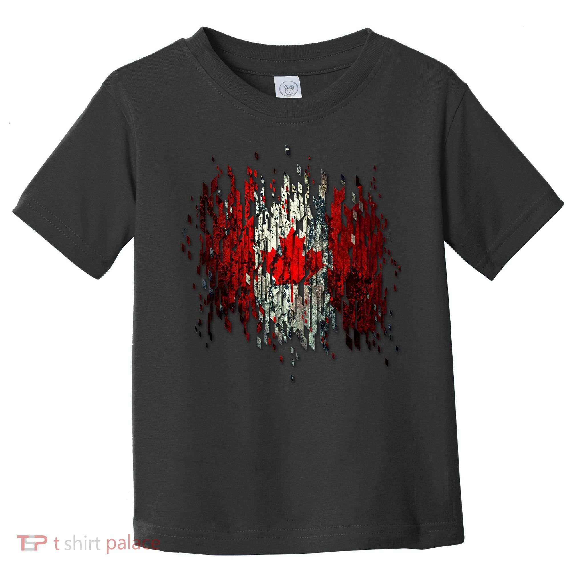 Ripped Canada Canadian Torn Flag Toddler T-Shirt