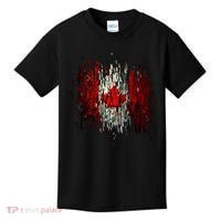 Ripped Canada Canadian Torn Flag Kids T-Shirt thumb 0