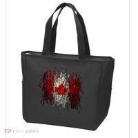 Ripped Canada Canadian Torn Flag Tote Bag thumb 3