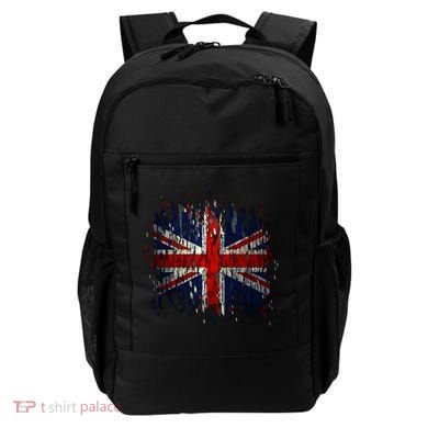 Ripped UK Great Britain Union Jack Torn Flag Backpack