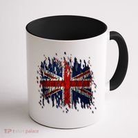 Ripped UK Great Britain Union Jack Torn Flag Coffee Mug thumb 1