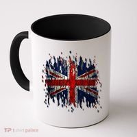 Ripped UK Great Britain Union Jack Torn Flag Coffee Mug thumb 0