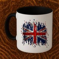 Ripped UK Great Britain Union Jack Torn Flag Coffee Mug thumb 2
