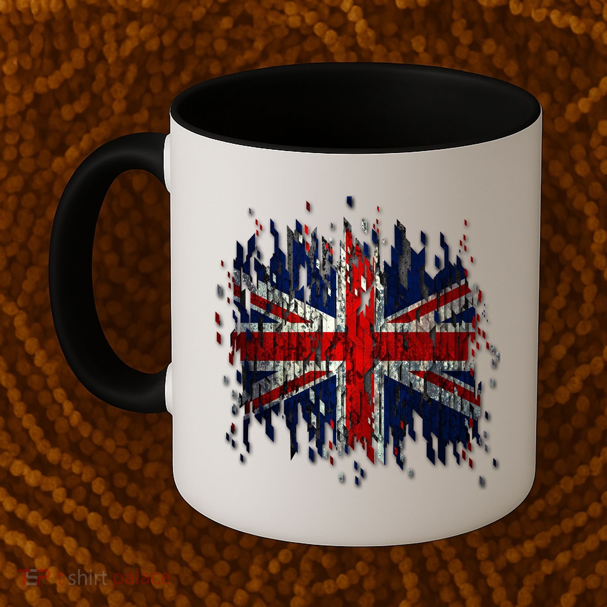 Ripped UK Great Britain Union Jack Torn Flag Coffee Mug