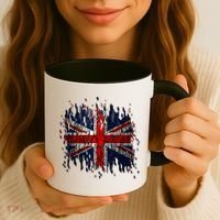 Ripped UK Great Britain Union Jack Torn Flag Coffee Mug thumb 3