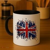 Ripped UK Great Britain Union Jack Torn Flag Coffee Mug thumb 4