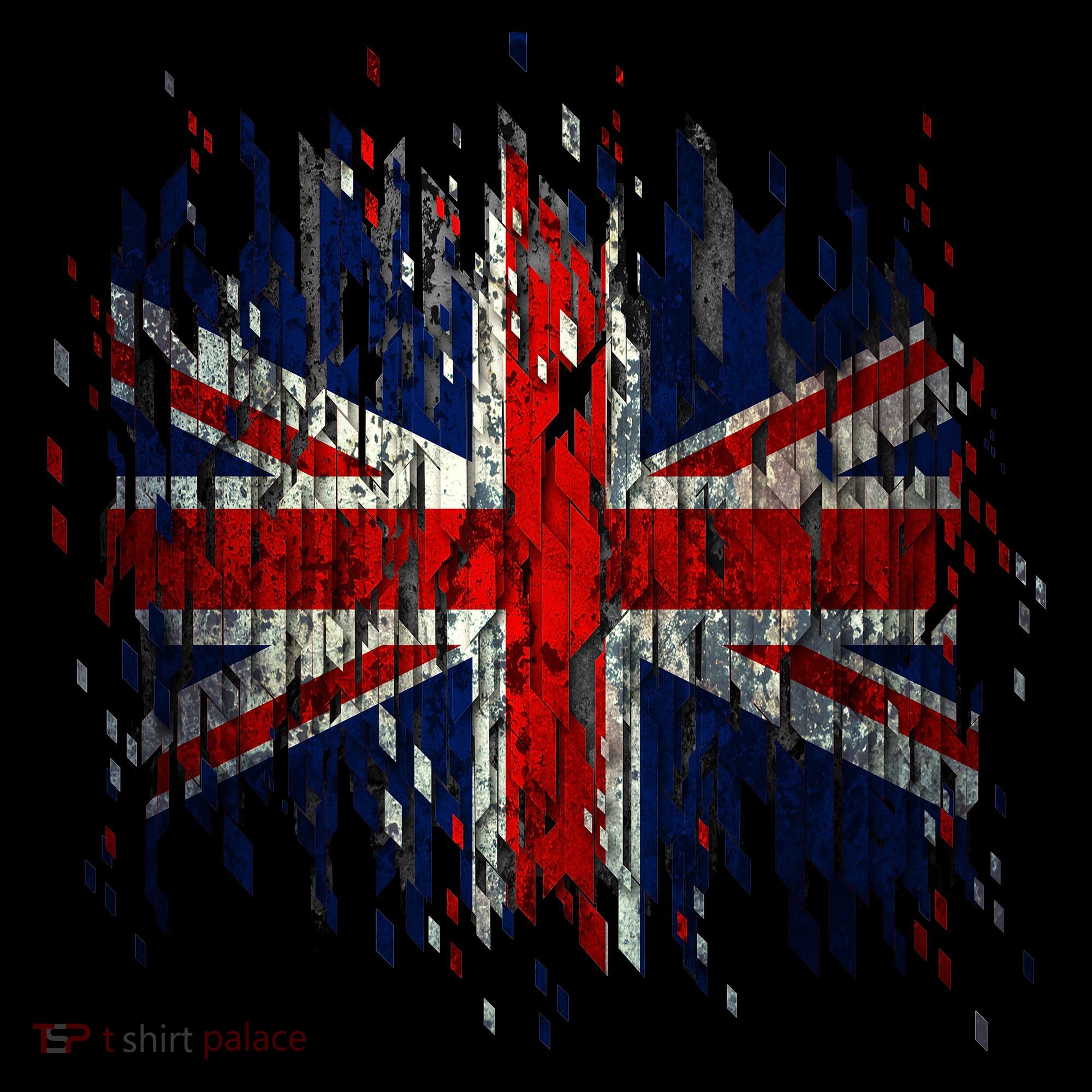 Ripped UK Great Britain Union Jack Torn Flag Coffee Mug