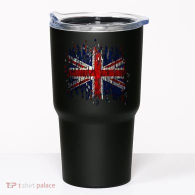 Ripped UK Great Britain Union Jack Torn Flag Tumbler