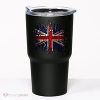 Ripped UK Great Britain Union Jack Torn Flag Tumbler thumb 0