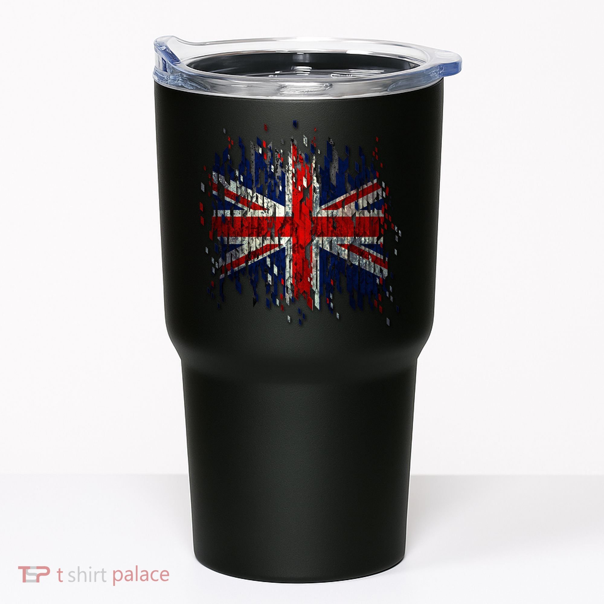 Ripped UK Great Britain Union Jack Torn Flag Tumbler