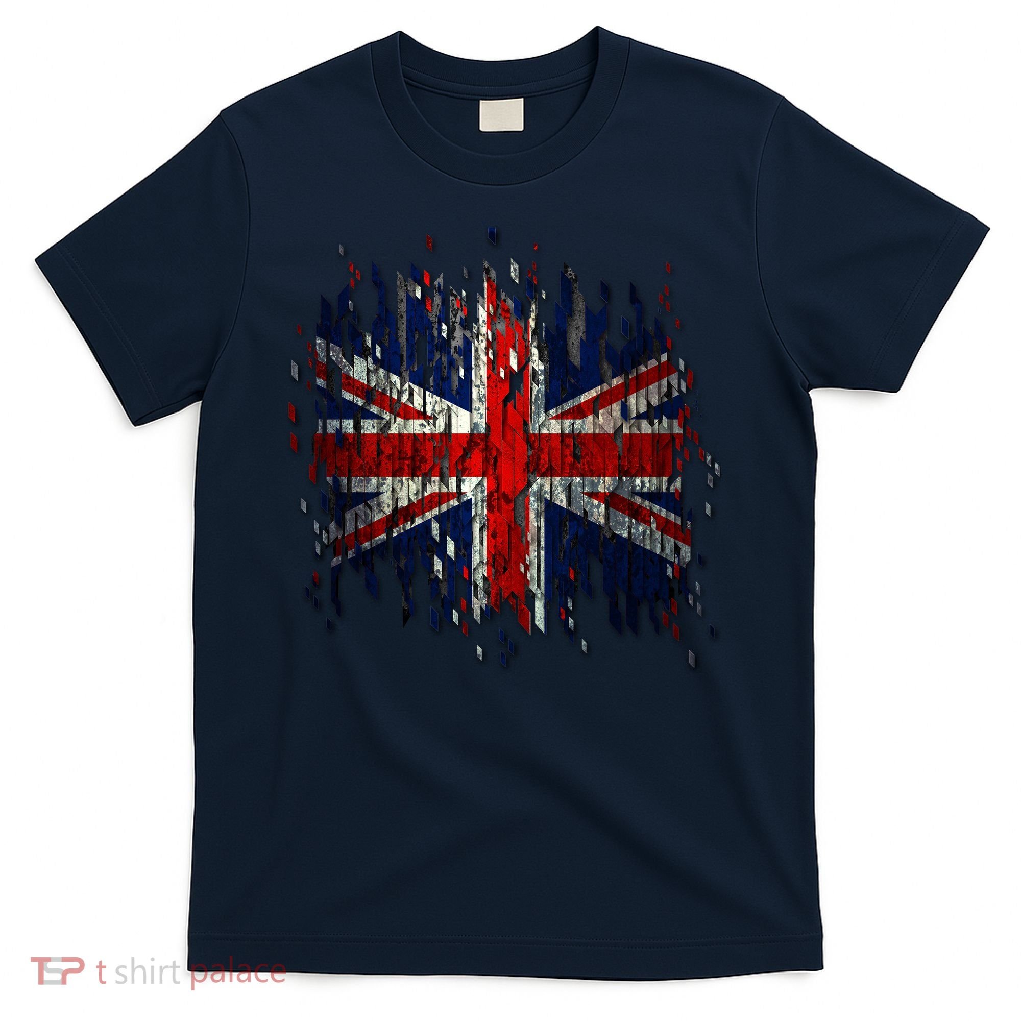 Ripped UK Great Britain Union Jack Torn Flag T-Shirt