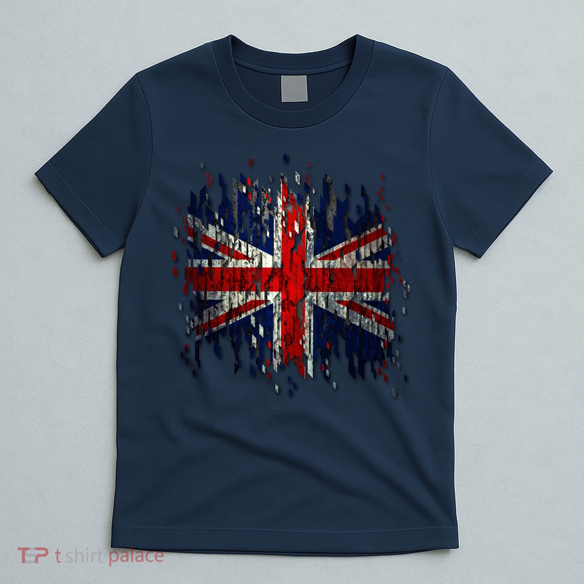 Ripped UK Great Britain Union Jack Torn Flag T-Shirt