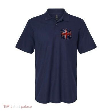 Ripped UK Great Britain Union Jack Torn Flag Polo