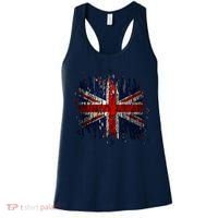 Ripped UK Great Britain Union Jack Torn Flag Women's Tank Top thumb 0