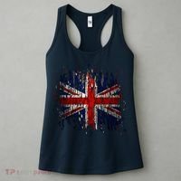 Ripped UK Great Britain Union Jack Torn Flag Women's Tank Top thumb 3