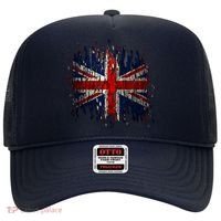 Ripped UK Great Britain Union Jack Torn Flag Hat thumb 0