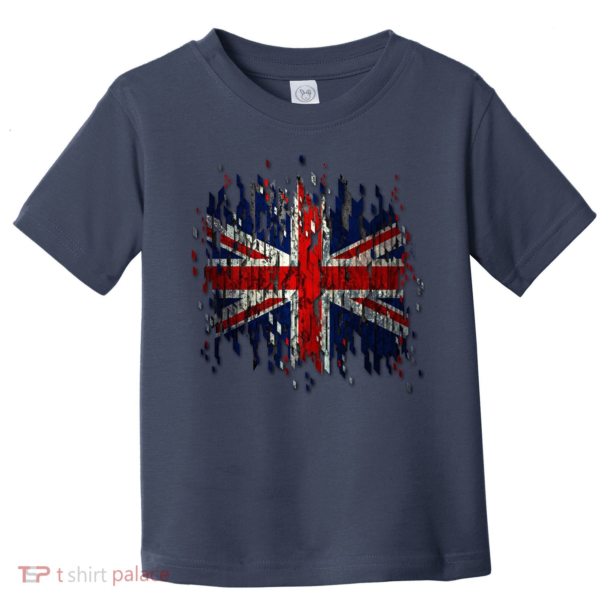 Ripped UK Great Britain Union Jack Torn Flag Toddler T-Shirt
