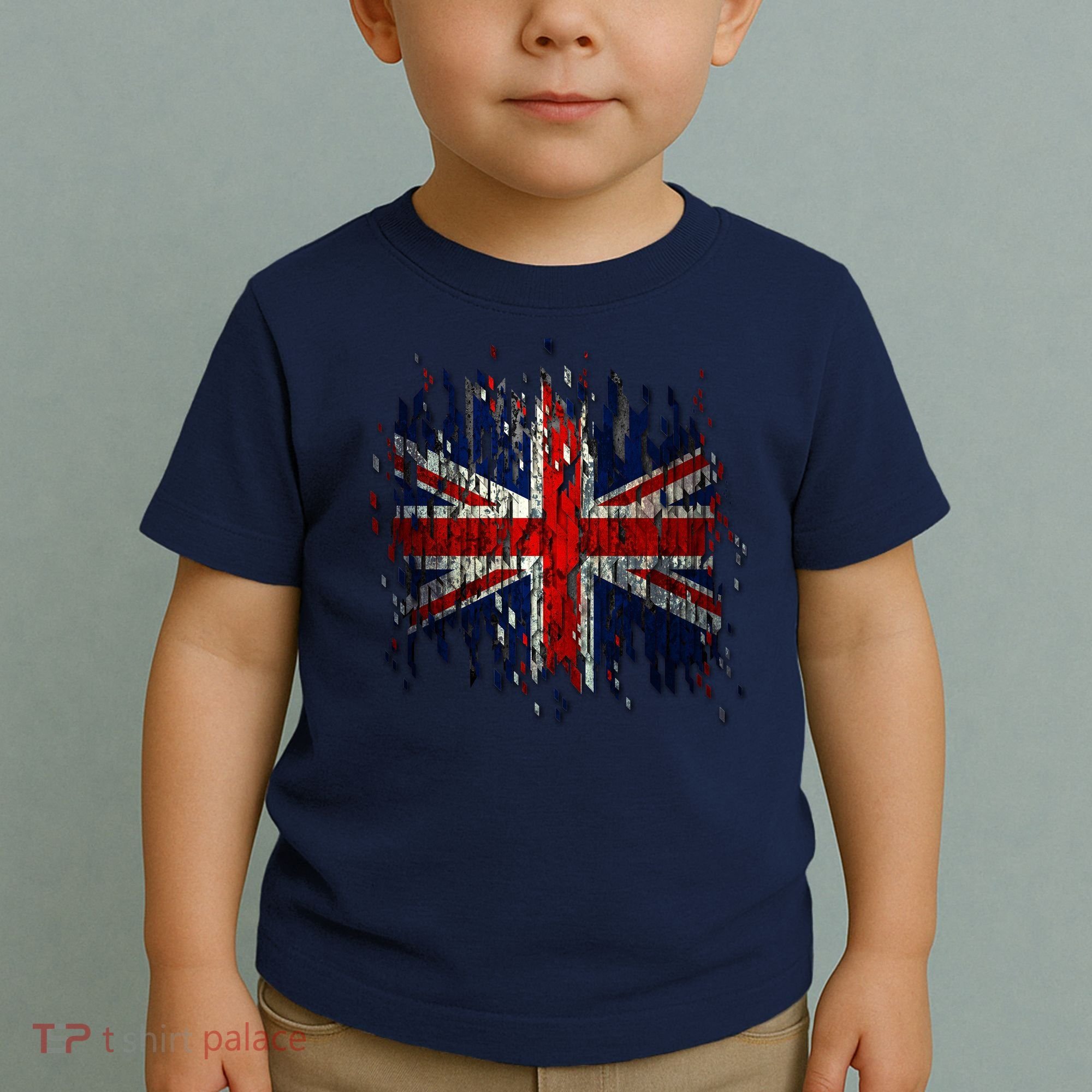 Ripped UK Great Britain Union Jack Torn Flag Toddler T-Shirt