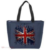 Ripped UK Great Britain Union Jack Torn Flag Tote Bag thumb 0