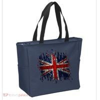 Ripped UK Great Britain Union Jack Torn Flag Tote Bag thumb 2