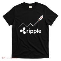 Ripple XRP To the Moon Crypto Rocket Chart T-Shirt thumb 0