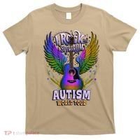 Rockstar I ROCK THE SPECTRUM Autism World Awareness Dad T-Shirt thumb 0