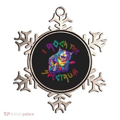 Rockin I ROCK THE SPECTRUM Autism Awareness Different Tune Ornament