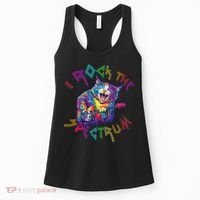 Rockin I ROCK THE SPECTRUM Autism Awareness Different Tune Women's Tank Top thumb 0