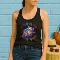 Rockin I ROCK THE SPECTRUM Autism Awareness Different Tune Women's Tank Top thumb 2