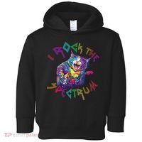 Rockin I ROCK THE SPECTRUM Autism Awareness Different Tune Toddler Hoodie thumb 0