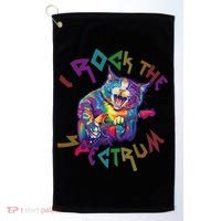 Rockin I ROCK THE SPECTRUM Autism Awareness Different Tune Golf Towel thumb 0