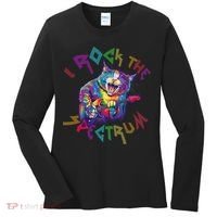 Rockin I ROCK THE SPECTRUM Autism Awareness Different Tune Women's Long Sleeve Shirt thumb 0