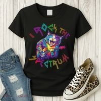 Rockin I ROCK THE SPECTRUM Autism Awareness Different Tune Women's T-Shirt thumb 3
