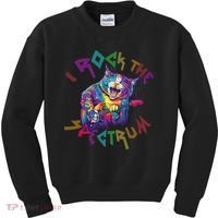 Rockin I ROCK THE SPECTRUM Autism Awareness Different Tune Kids Sweatshirt thumb 0