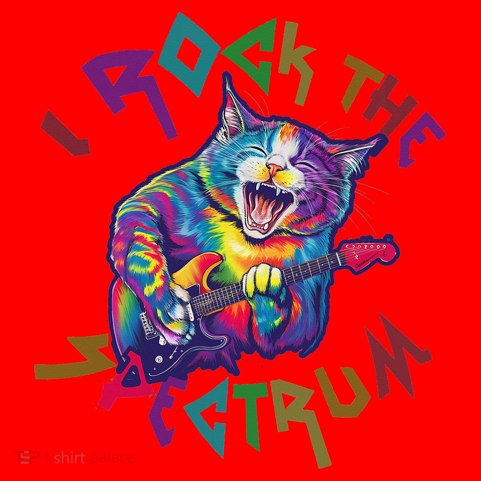Rockin I ROCK THE SPECTRUM Autism Awareness Different Tune Santa Hat