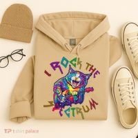 Rockin I ROCK THE SPECTRUM Autism Awareness Different Tune Hoodie thumb 4