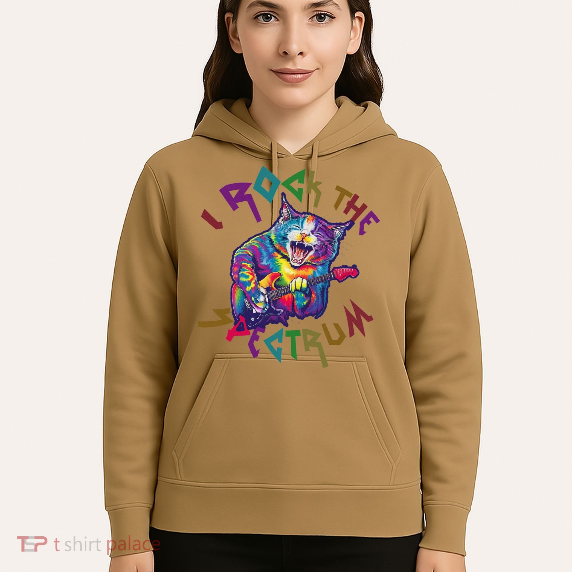 Rockin I ROCK THE SPECTRUM Autism Awareness Different Tune Hoodie