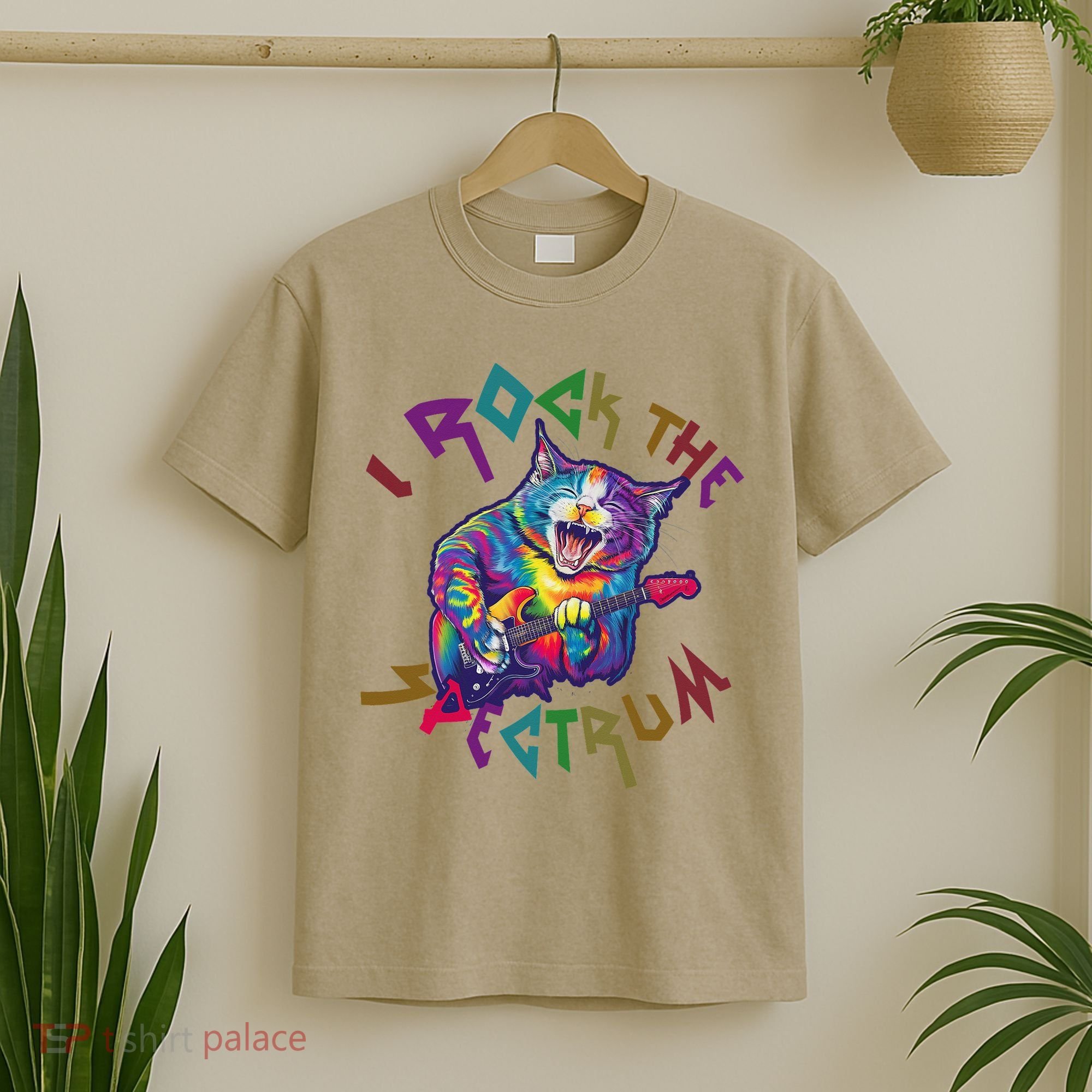 Rockin I ROCK THE SPECTRUM Autism Awareness Different Tune T-Shirt