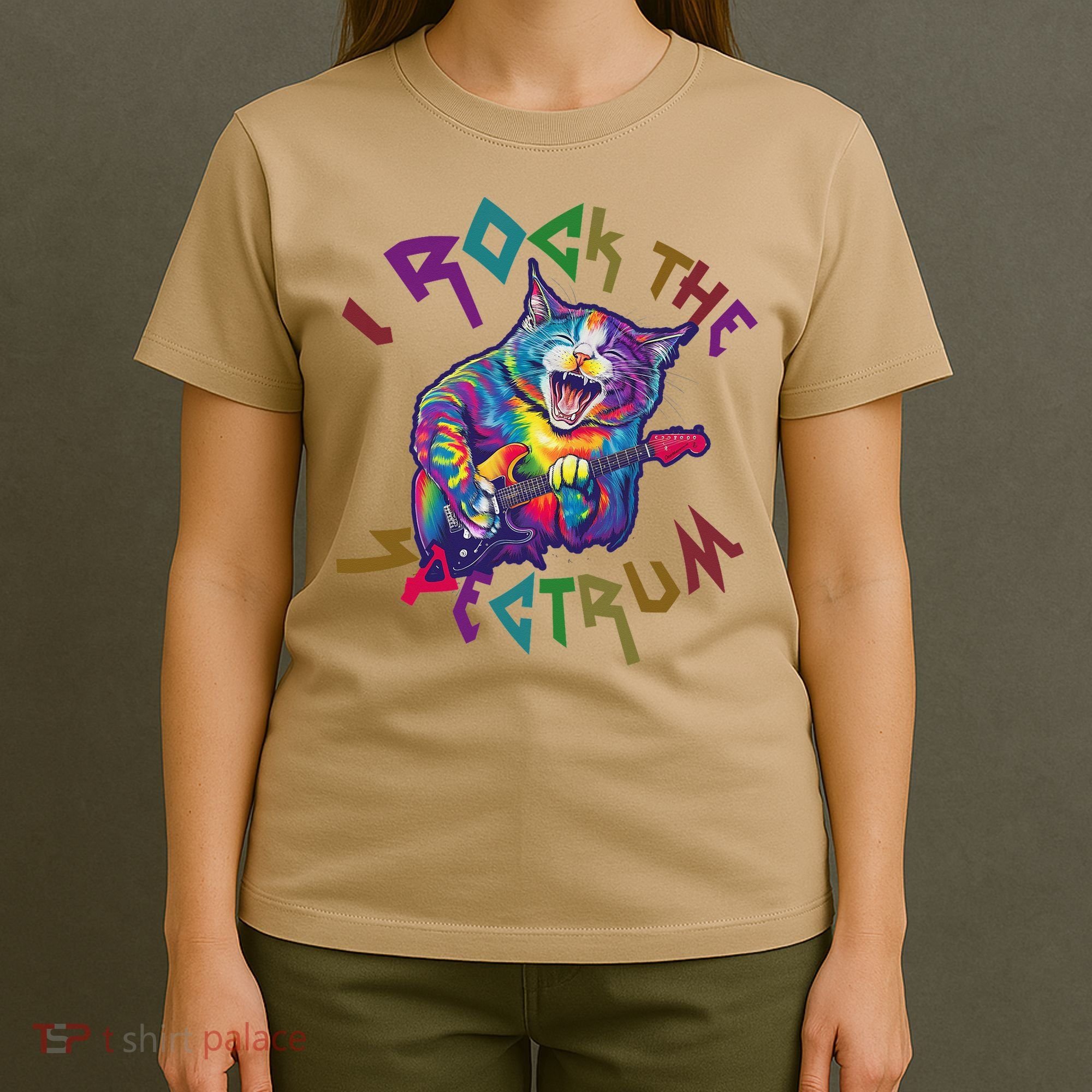 Rockin I ROCK THE SPECTRUM Autism Awareness Different Tune T-Shirt
