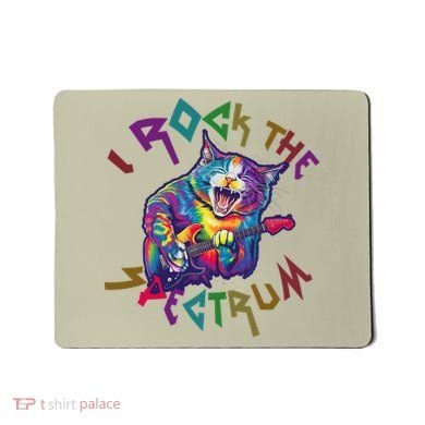 Rockin I ROCK THE SPECTRUM Autism Awareness Different Tune Mousepad