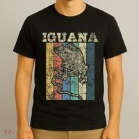 Retro Iguana Reptile Lover Herpetology Herpetologist T-Shirt thumb 3