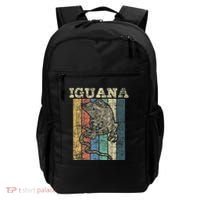 Retro Iguana Reptile Lover Herpetology Herpetologist Backpack thumb 0
