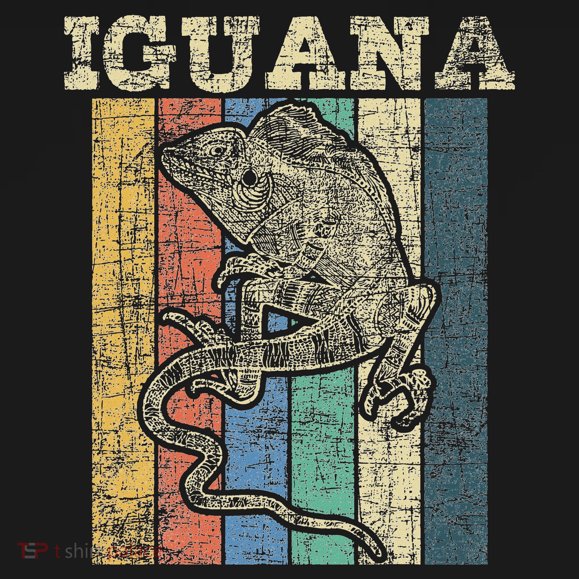 Retro Iguana Reptile Lover Herpetology Herpetologist Women's Hoodie