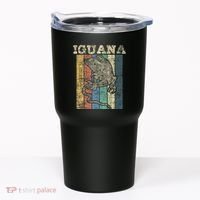 Retro Iguana Reptile Lover Herpetology Herpetologist Tumbler thumb 0