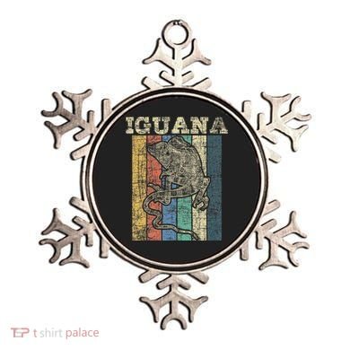 Retro Iguana Reptile Lover Herpetology Herpetologist Ornament