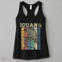 Retro Iguana Reptile Lover Herpetology Herpetologist Women's Tank Top thumb 3