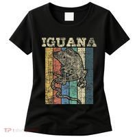 Retro Iguana Reptile Lover Herpetology Herpetologist Women's T-Shirt thumb 0
