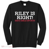 Riley Is Right | I Stand With Riley Gaines Sweatshirt thumb 0