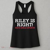 Riley Is Right | I Stand With Riley Gaines Women's Tank Top thumb 3
