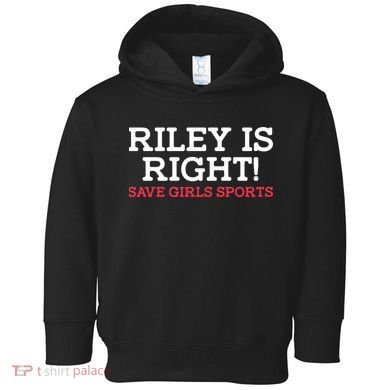 Riley Is Right | I Stand With Riley Gaines Toddler Hoodie